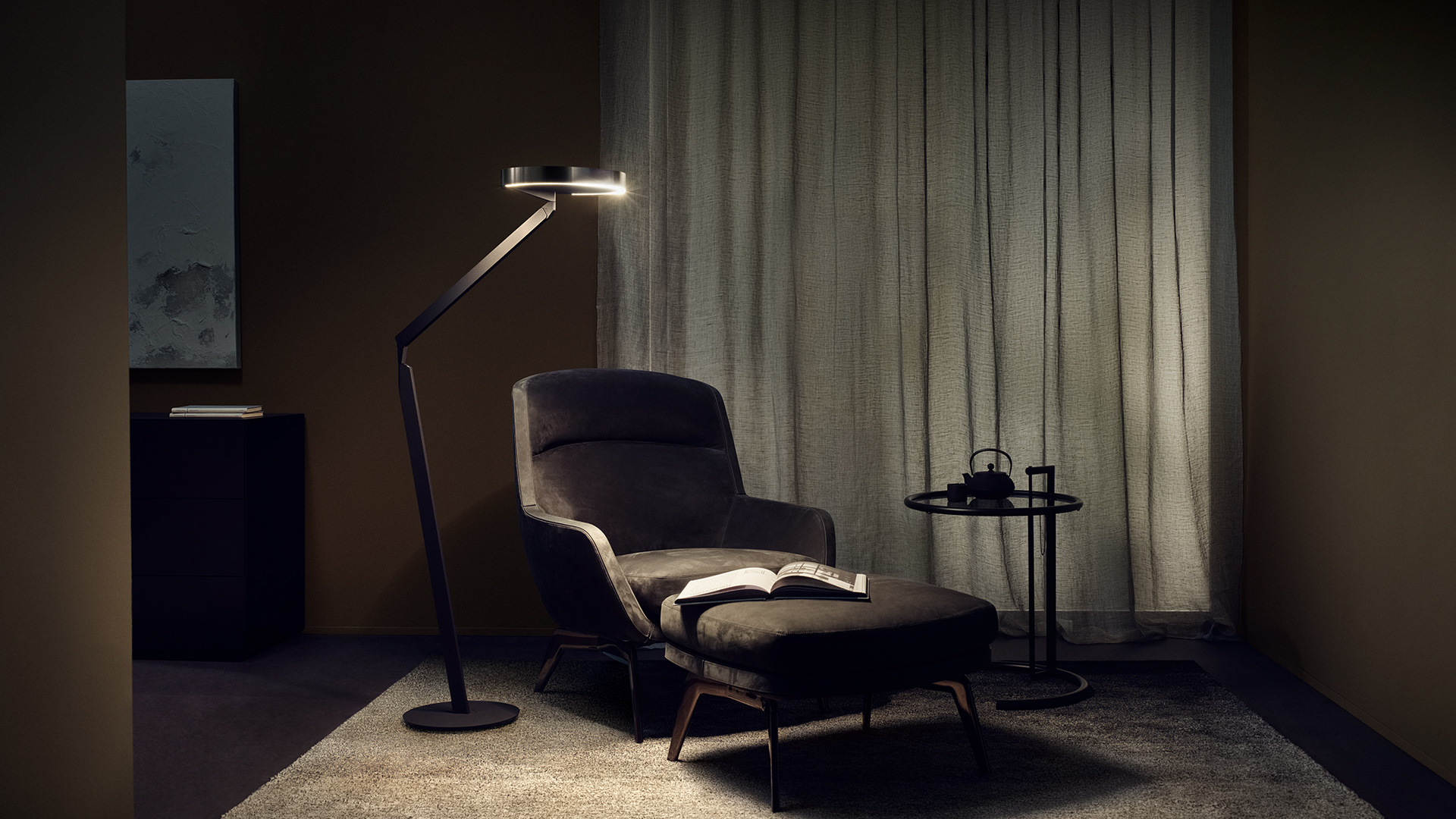 Gioia-lettura Designleuchte . Bernd Nagel . Im richtigen Licht